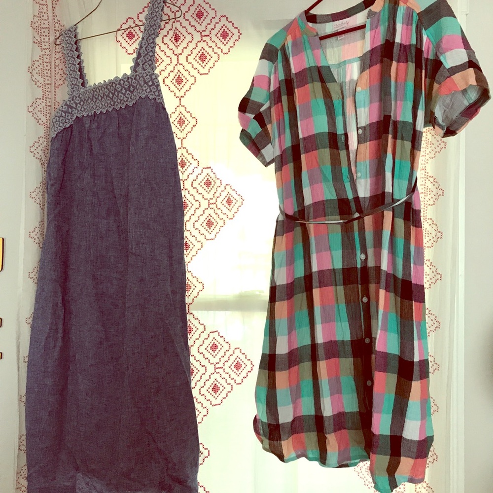 2 maternity dresses